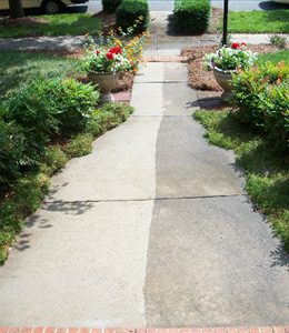 concrete and roof cleaning